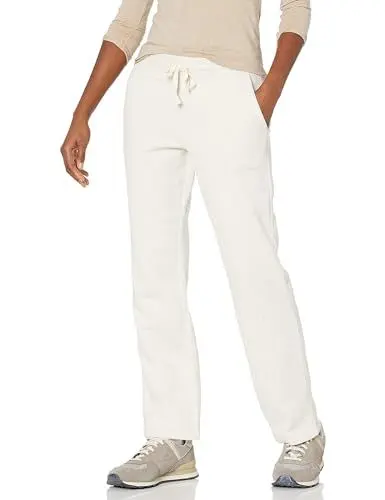 Produktbild: Amazon Essentials Damen Jogginghose Mit Geradem Bein Und Kordelzug Für Damen, Fleece – (In Übergröße Erhältlich), Haferbeige Meliert, XL