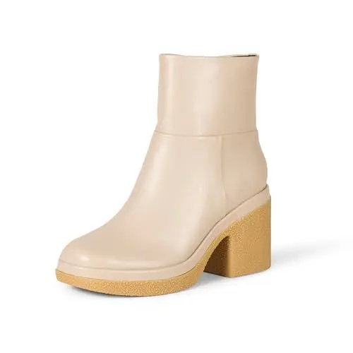 Produktbild: Amazon Essentials Damen Plateau-Stiefelette, Haferbeige, 35.5 EU