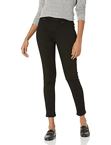 Produktbild: Amazon Essentials Damen Pull-On Stretch-Jeggings mit mittelhohem Bund (in Übergrößen erhältlich), Schwarz, 42 Lang
