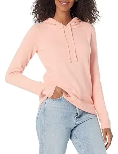Produktbild: Amazon Essentials Damen Soft-Touch-Kapuzenpullover, Pfirsich, S