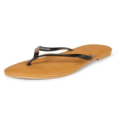 Produktbild: Amazon Essentials Damen Zehensandale, Schwarz, 39.5 EU