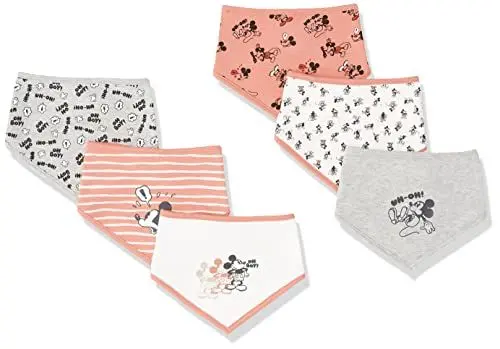 Produktbild: Amazon Essentials Disney | Marvel | Star Wars Baby Bibs Lätzchen, 6er-Pack Mickey Expressions, Einheitsgröße
