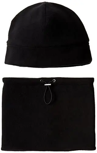 Produktbild: Amazon Essentials Fleece Hat and Gaiter Set Mütze, Schwarz, Einheitsgröße, 2er-Pack