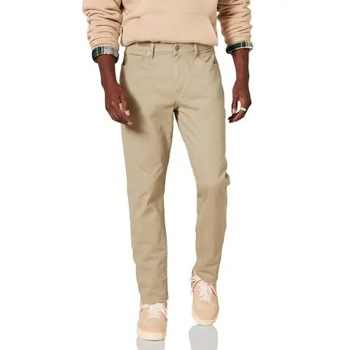 Produktbild: Amazon Essentials Herren 5-Pocket-Stretch-Twillhose, Sportlich Geschnitten (erhältlich in Big & Tall), Bräunen, 29W / 34L