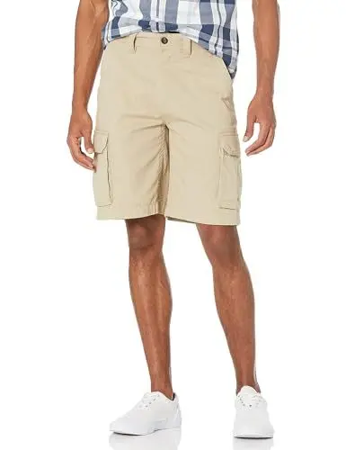 Produktbild: Amazon Essentials Herren 25 cm lange Classic-Fit-Cargoshort (erhältlich in Big & Tall), Khaki Tan, 32W