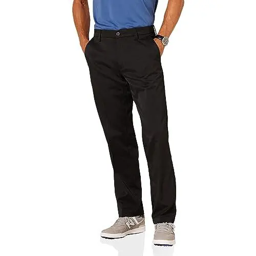 Produktbild: Amazon Essentials Herren Golf-Stretchhose, Klassischer Schnitt (erhältlich in Big & Tall), Schwarz, 36W / 30L