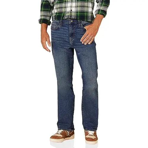 Produktbild: Amazon Essentials Herren Stretchjeans, Gerade Geschnitten, Mittlere Waschung, 34W / 31L