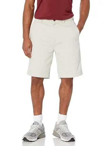 Produktbild: Amazon Essentials Herren Klassisch Geschnittene Chinoshorts, 23 cm, Grau, 31W