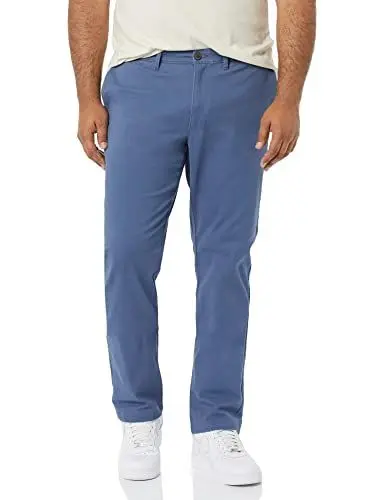 Produktbild: Amazon Essentials Herren Legere Stretch-Chinohose mit Enger Passform, Dunkelblau, 30W / 32L