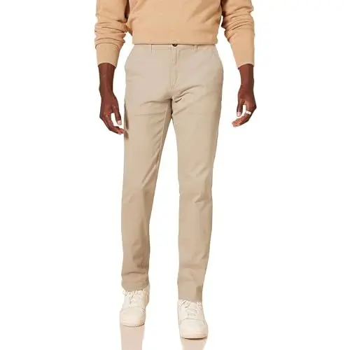 Produktbild: Amazon Essentials Herren Legere Stretch-Chinohose mit klassischer Passform, Bräunen, 34W / 32L