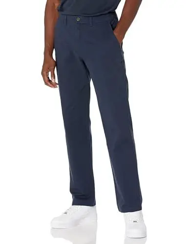 Produktbild: Amazon Essentials Herren Legere Stretch-Chinohose mit klassischer Passform, Dunkles Marineblau, 36W / 28L
