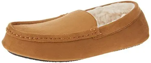 Produktbild: Amazon Essentials Herren Mokassin-Pantoffel, Kamelbraun Mikro Wildleder, 39.5 EU