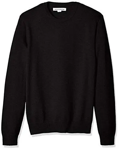 Produktbild: Amazon Essentials Herren Pullover mit Rundhalsausschnitt (in Übergrößen erhältlich), Schwarz, XXL