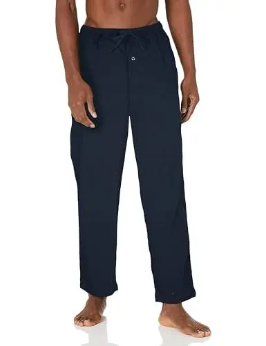 Produktbild: Amazon Essentials Herren Atmungsaktive Flanell-Pyjamahose (Erhältlich In Groß Und Schwer), Marineblau, XXL