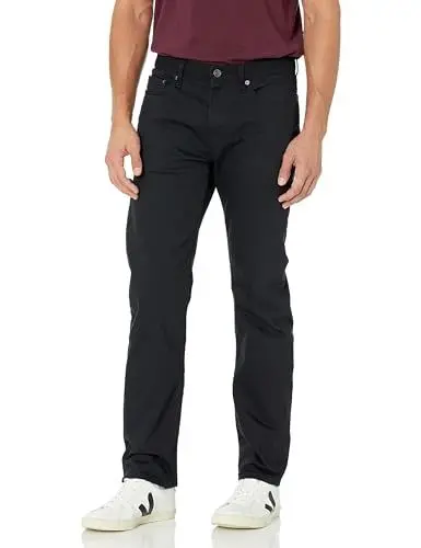 Produktbild: Amazon Essentials Herren Stretchjeans, Gerade Geschnitten, Schwarz, 42W / 34L
