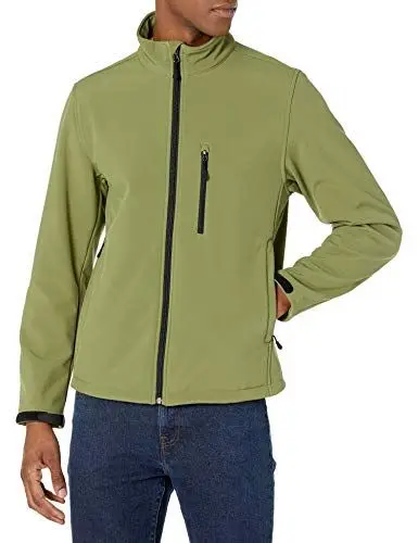 Produktbild: Amazon Essentials Herren Wasserbeständige Softshelljacke, Olivgrün, XXL