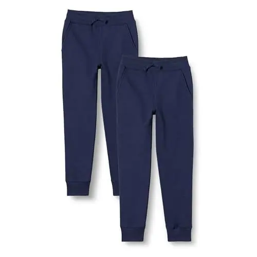 Produktbild: Amazon Essentials Jungen Fleece-Jogginghose, 2er-Pack, Marineblau, 10 Jahre