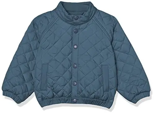 Produktbild: Amazon Essentials Unisex Kinder Leichte Daunenjacke (zuvor Amazon Aware), Dunkles Marineblau, 4 Jahre