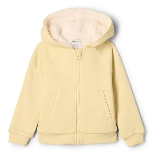 Produktbild: Amazon Essentials x Sofia Grainge Unisex Baby Kapuzenpullover mit Reißverschluss, Buttergelb, 3-6 Monate