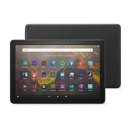 Produktbild: Amazon Fire HD 10-Tablet, Zertifiziert und generalüberholt | 25,6 cm (10,1 Zoll) großes Full-HD-Display (1080p), 32 GB, schwarz – mit Werbung |