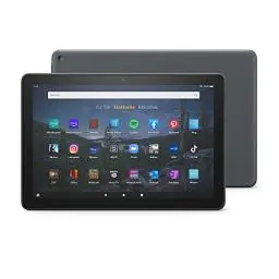 Produktbild: Amazon Fire HD 10 Plus-Tablet, Zertifiziert und generalüberholt | 25,6 cm (10,1 Zoll) großes Full-HD-Display (1080p), 64 GB, Schiefergrau – mit Werbung |