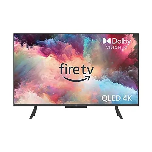 Produktbild: Amazon Fire TV-Omni-QLED-Serie Smart-TV, 50 Zoll (127 cm) Fernseher, 4K UHD, lokales Dimmen, Sprachsteuerung mit Alexa. In Deutschland nicht erhältlich