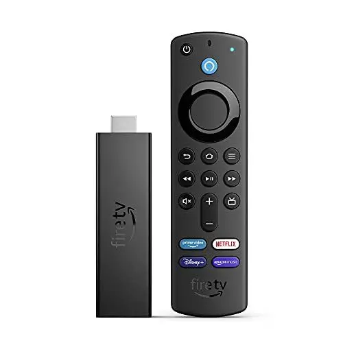 Produktbild: Amazon Fire TV Stick 4K Max mit Wi-Fi 6 und Alexa-Sprachfernbedienung (mit TV-Steuerungstasten), 1. Generation. In Deutschland nicht erhältlich