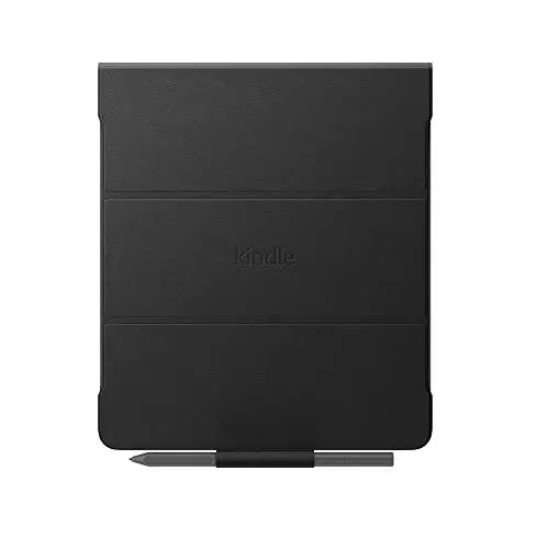 Produktbild: Die neue Amazon Kindle Scribe-Klapphülle mit magnetischer Befestigung | Schlanke Schutzhülle | Premiumleder