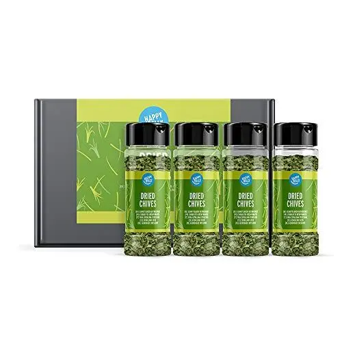 Produktbild: Amazon Marke - Happy Belly - Schnittlauch getrocknet, 4x6g