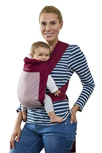 Produktbild: AMAZONAS Babytrage Mei Tai Bordeaux Bauchtrage Rückentrage 0-3 Jahre bis 15 kg