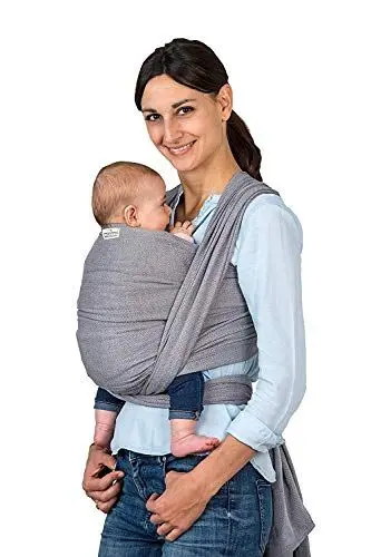 Produktbild: AMAZONAS Carry Sling Tragetuch 450 cm – Testsieger | 100% Baumwolle | Ergonomisch und Komfortabel für Neugeborene bis 3 Jahre | Belastbarkeit bis 15 kg | Ideal zum Kuscheln und Stillen