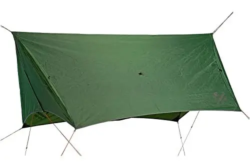 Produktbild: AMAZONAS Wing Tarp – Ultraleichtes Hängematten-Tarp mit variablem Rundum-Windschutz | 950 g | Ideal für Outdoor-Camping