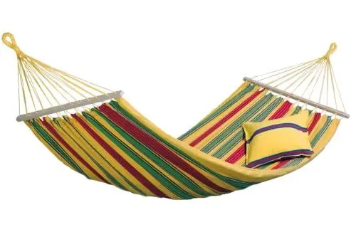Produktbild: Amazonas EL-1072000 Aruba vanilla Hängematte, Belastbarkeit 180kg, Liegefläche 210 x 120cm