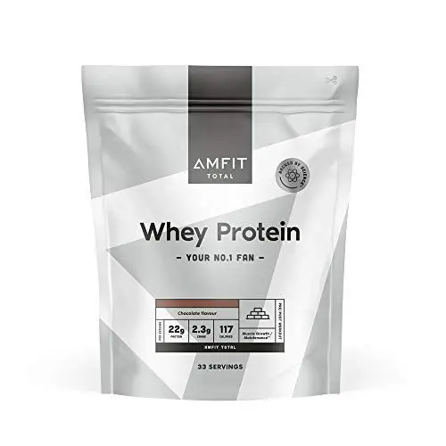 Produktbild: Amazon-Marke: Amfit Nutrition Molkeproteinpulver, Schokolade, 33 Portionen (1er Pack)
