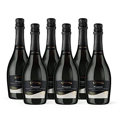 Produktbild: Amazon-Marke: Evansea Prosecco-Spumante-Schaumwein, Italien, 750 milliliter, 6er-Pack