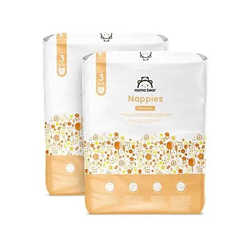 Produktbild: Amazon-Marke: Mama Bear Ultra Dry Windeln Größe 3 (4-9 kg) - MONATSBOX, Weiß, 172 Stück (2 Packungen mit 86)