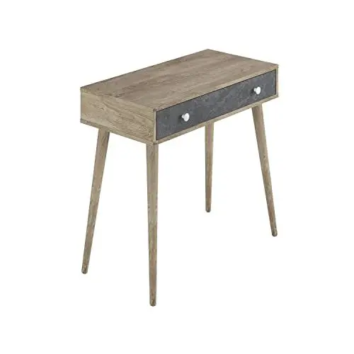 Produktbild: Amazon-Marke: Movian Mini Scandi Schreibtisch mit Schublade, Rechteckig, 100 x 50 x 75 cm, Eiche, Hellgrau
