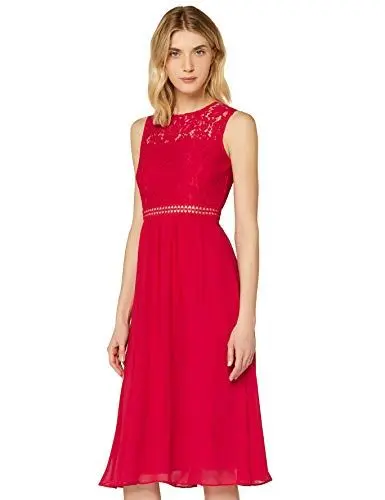 Produktbild: Amazon-Marke: TRUTH & Fable Damen brautkleid, Gr. 40 (Herstellergröße: L), Rot (Classic Red)