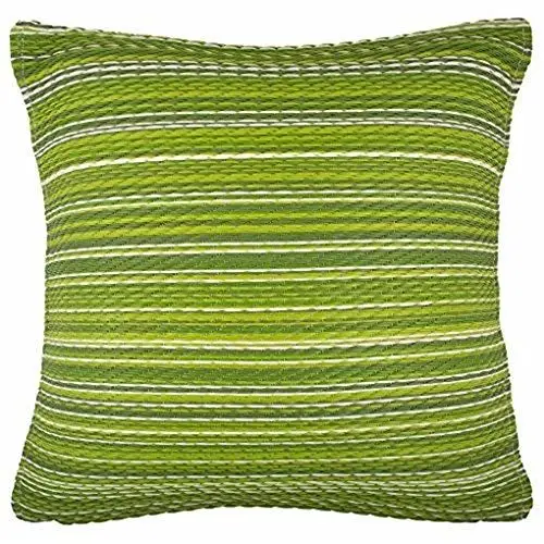Produktbild: Ambientair. Außenpolster aus recyceltem Kunststoff. Maße 50x50cm, Farbe Cancun-Grün. Außenkissen für Badezimmer oder Schwimmbäder. Es unterstützt die Außenwelt und die Feuchtigkeit.