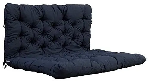 Produktbild: Ambientehome Palettenauflage Palettenkissen inkl. Rückenteil Sitz/120 x 80 cm, Rücken 120 x 60 cm, dunkelgrau