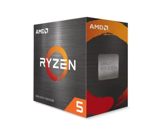 Produktbild: AMD Ryzen 5 5500 Prozessor (6 Kerne/12 Threads, 65W TDP, AM4 Sockel, 19 MB cache, Bis zu 4.2 GHz max boost, wraith stealth Kühler)
