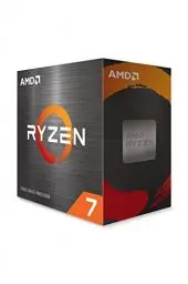Produktbild: AMD Ryzen 7 5700X Prozessor (Basistakt: 3.4GHz, Max. Leistungstakt: bis zu 4.6GHz, 8 Kerne, L3-Cache 32MB, Socket AM4, ohne Kühler) 100-100000926WOF, Schwarz.