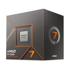 Produktbild: AMD Ryzen 7 8700F Prozessor (8 Kerne/16 Threads , Ryzen AI, 65W TDP, AM5 Sockel, 24MB Cache, Bis zu 5,0 GHz max boost Frequenz, Wraith Stealth Kühler
