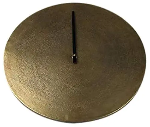 Produktbild: AM-Design Uhr, Aluminium, Braun, 38x38x3 cm