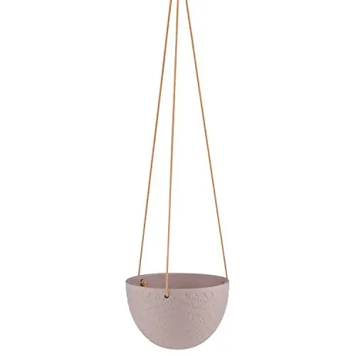 Produktbild: AmeliaHome Blumentopf aus Keramik Pflanzentopf hängend Deko Lokai Kakao