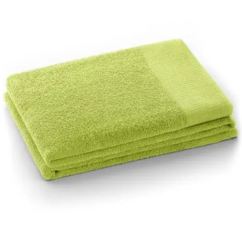 Produktbild: AmeliaHome Handtuch Hellgrün 50x100 cm 100% Baumwolle Qualität Saugfähig Seladongrün Grün Amari