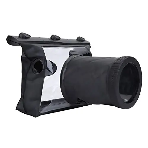 Produktbild: Amera Wasserdichtes Gehäuse, R5 Wasserdichtes Gehäuse, Unterwasserkameragehäuse Wasserdichtes HD-Unterwassergehäuse Trockenbeuteltasche für SLR DSLR-Kamera