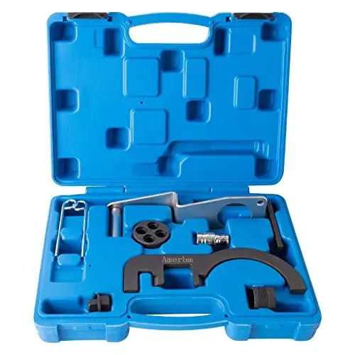 Produktbild: Amerbm Motor Einstellwerkzeug Dieselmotor Nockenwelle Steuerzeiten Einstellwerkzeug Set Steuerkette Werkzeug passend für BMW N47 N57 120d 325d 530d X5 X3