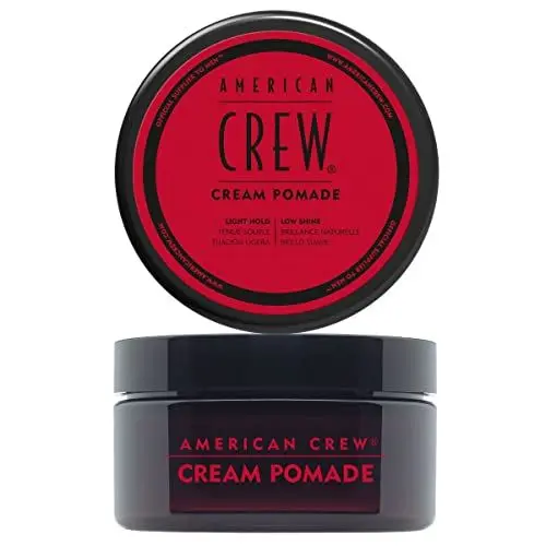Produktbild: AMERICAN CREW – Cream Pomade, 85 g, Haarpomade für Männer, Haarprodukt mit leichtem Halt, feuchtigkeitsspendendes Stylingprodukt für viel Textur & mattes Finish