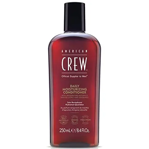 Produktbild: AMERICAN CREW – Daily Moisture Conditioner, 250 ml, Pflegeconditioner für Männer, stärkendes Haarprodukt ohne Silikone, schützt vor Trockenheit & reduziert Haarbruch, vegan